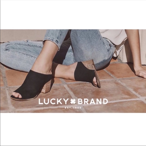 Lucky Brand Shoes - lucky brand organza heel mules